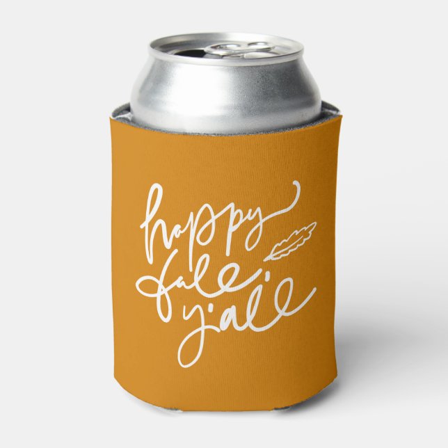 Happy Fall Y'all Can Cooler (Can Front)