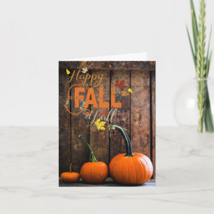 Happy Fall Y'all Card