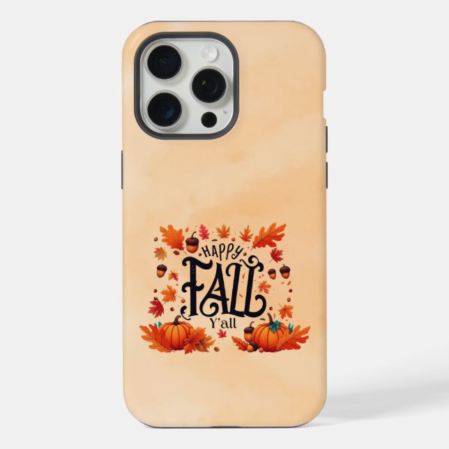 Happy Fall Y'all classic  iPhone Case (Back)
