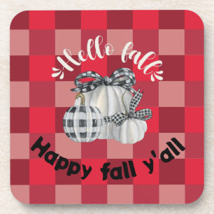 Happy Fall Y'all Coaster
