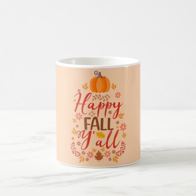 Happy fall y'all coffee mug (Center)