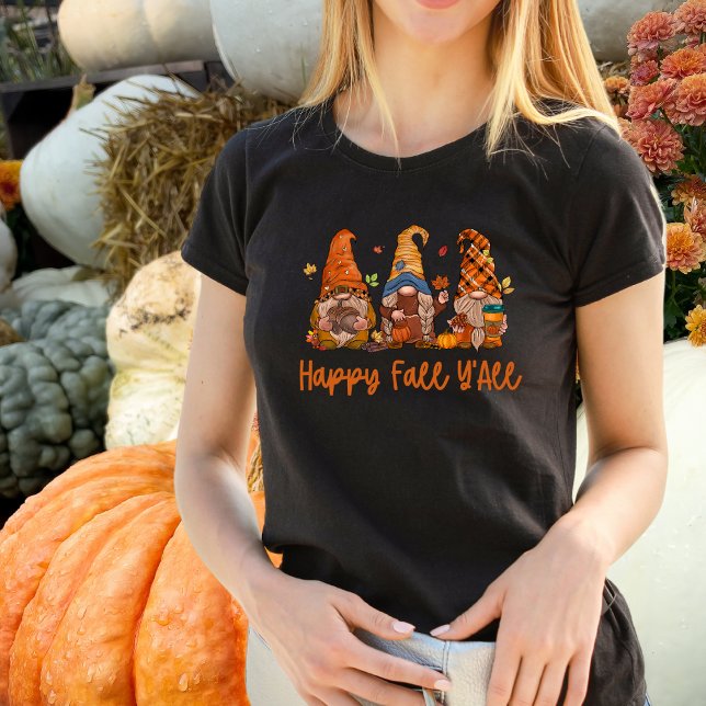 Happy Fall Y'All Gnome Tshirt (Creator Uploaded)