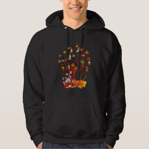 Happy Fall Y'all Gnomes Pumpkin Autumn Tree Thanks Hoodie