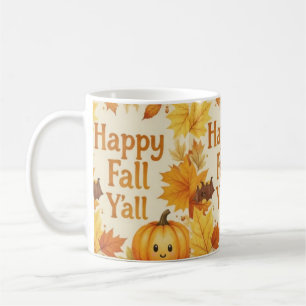 Happy Fall Y'all Mug