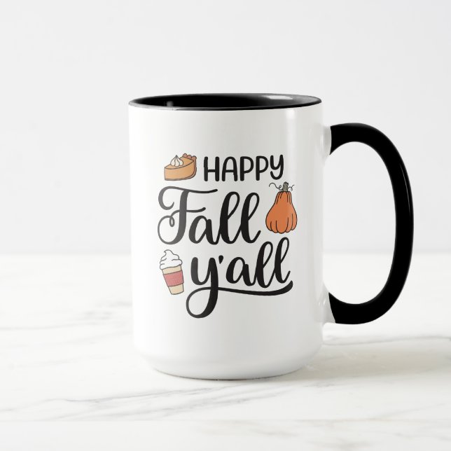 Happy Fall Y'all Mug (Right)