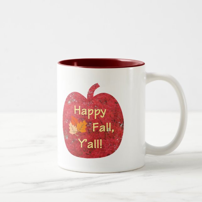 Happy Fall Y'all Pumpkin Mug (Right)