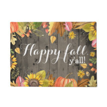Happy Fall Y'all Rustic Country Autumn