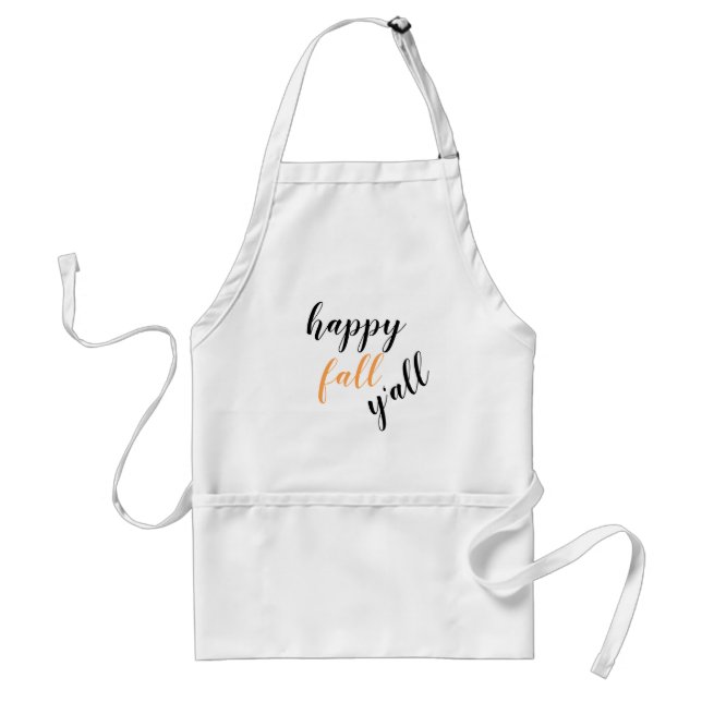 Happy Fall Y'all  Standard Apron (Front)