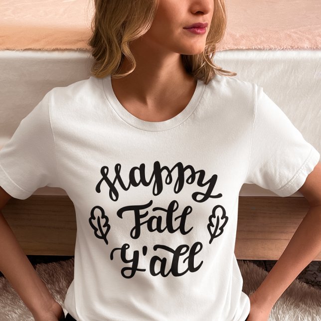 Happy Fall Y'all T-Shirt (Creator Uploaded)