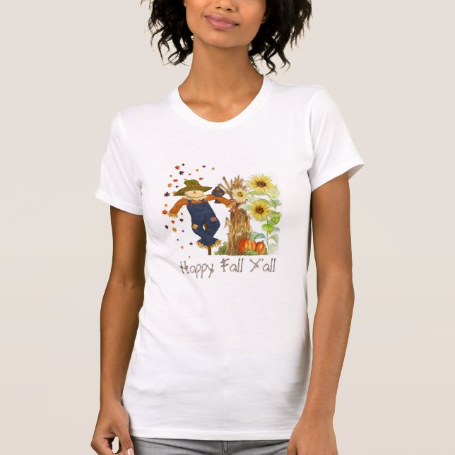 Happy Fall Y'all T-Shirt (Front)