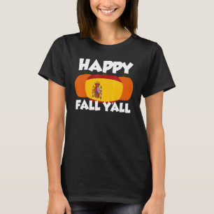 Happy Fall Y'all Thanksgiving Pumpkin Spain 2 T-Shirt