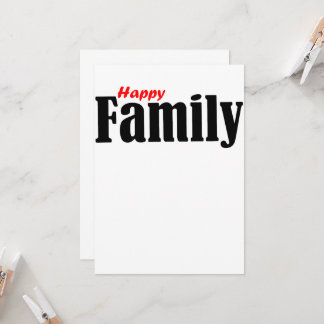 Happy Famille Invitation - Fun Family Vibes 