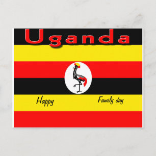 Happy family day Uganda postcards