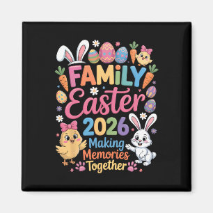 Happy Family Easter 2026 Making Memories Bunny Chi Magnet