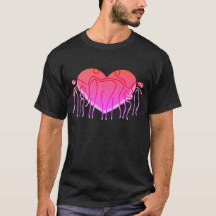 Happy Family Protect: Heartfelt Women's Colours De T-Shirt