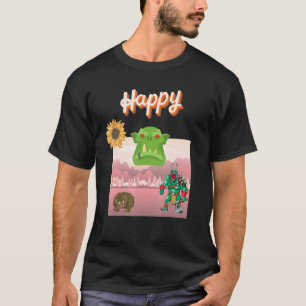 Happy Fantasy Tale Monster Orc With Beast Love Sto T-Shirt