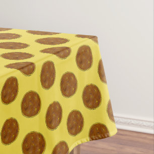 Happy Fasnacht Fastnacht Day PA Dutch Doughnut Len Tablecloth