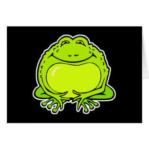 happy fat frog
