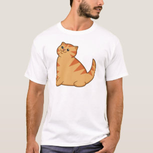 Happy Fat Orange Cat T-Shirt