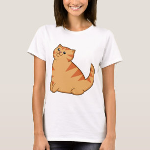 Happy Fat Orange Cat T-Shirt