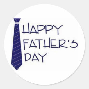 Happy Father Day! Classic Round Sticker