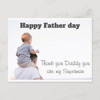 Happy Father day Postcard