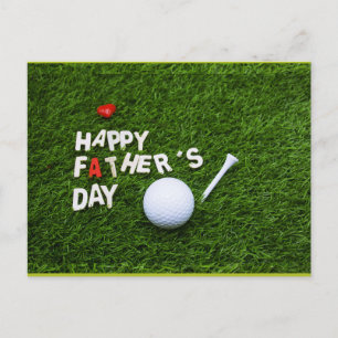 Happy Father Day to Golfer Postcard