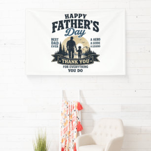 Happy Father’s Day-Best Dad Ever Banner