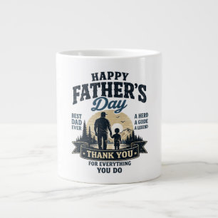 Happy Father’s Day-Best Dad Ever Large Coffee Mug