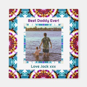 Happy Father’s Day Best Daddy Dad Papa Ever Photo Magnet