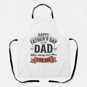 Happy Father’s Day Dad Vintage Typography Apron