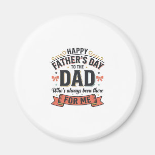 Happy Father’s Day Dad Vintage Typography Magnet