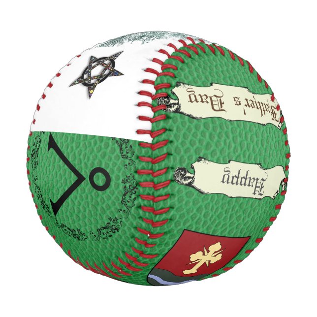 Happy Father’s Day Designer Baseball (Angled)