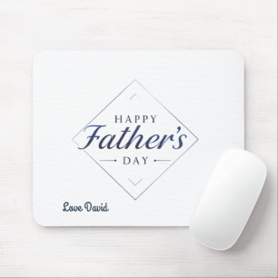 Happy Father’s Day Elegant Minimalist Mouse Pad