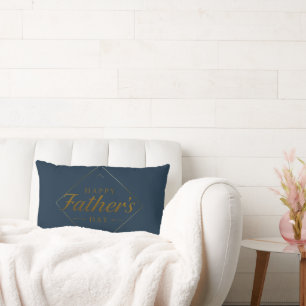 Happy Father’s Day Elegant Throw Pillow