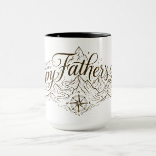 Happy Father’s Day Mountain Ridge Outdoor Mug Art