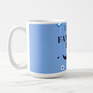 Happy Father’s Day – Moustache & Heart Design Coffee Mug