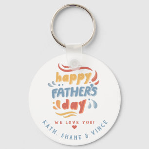 Happy Father’s Day Personalised Key Ring