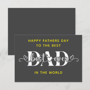 Happy Father’s Day to the Best  Card