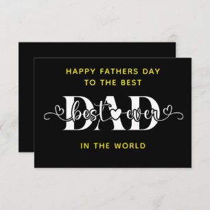 Happy Father’s Day to the Best  Card