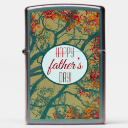 Happy Father’s Day Tree Canopy Nature Scene