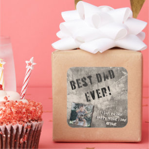 Happy Father’s Day : urban masterpiece Square Sticker