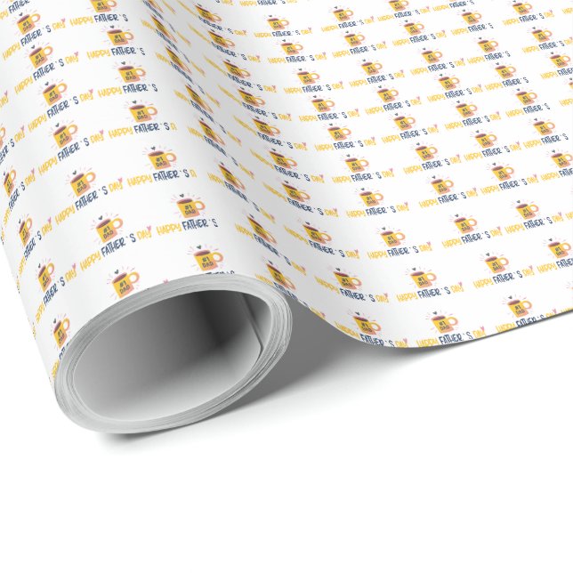 HAPPY FATHER`S DAY   WRAPPING PAPER (Roll Corner)