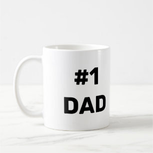 Happy Father's Day #1 Dad Coffee Mug