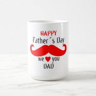 happy fathers day 2024 we love you dad coffee mug