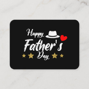 Happy Father's Day 2025 Tshirt for Men Dad Grandpa Business Card