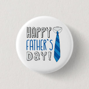 Happy Father's Day 3 Cm Round Badge
