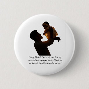 Happy Father's Day 6 Cm Round Badge
