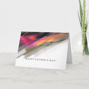 Happy Father's Day. Abstract Painting Card