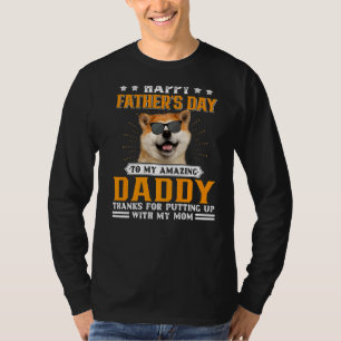 Happy Father's Day Akita Dog Dad For Men T-Shirt